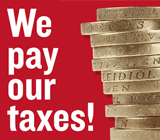 Lovereading, as a UK based company, accepts and pays all business taxes.